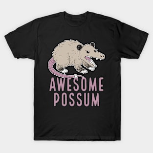 Awesome Possum Funny Design Trash Lover T-Shirt